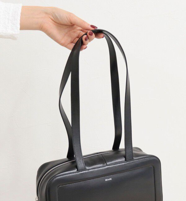 fredy emue「【BEAURE/ビュレ】ロングハンドルボックスボストンバッグ」|ショルダー・メッセンジャー|