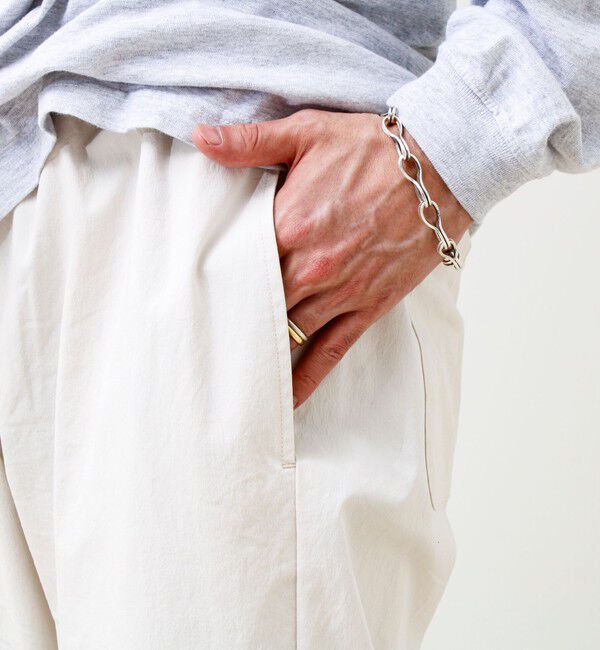 GLOSTER「【色で選べる/ユニセックス対応】GOODNESS イージーパンツ」|チノ|