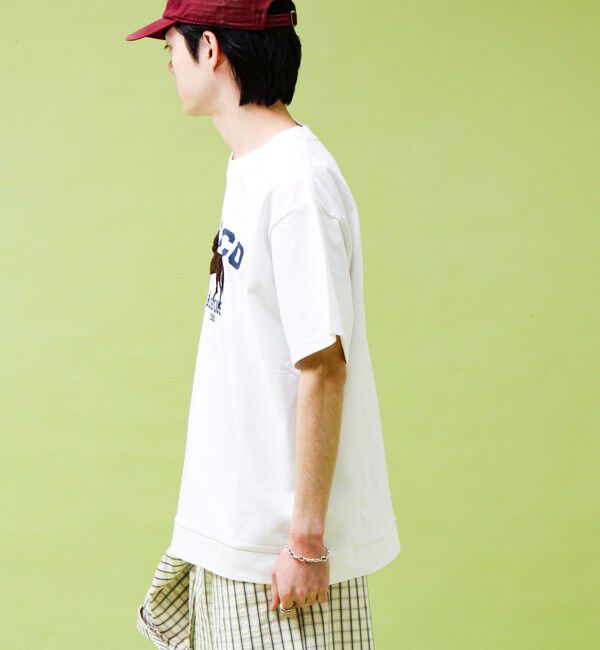 GLOSTER「【GEVACO/ゲバコ】フロントプリント刺繍Tシャツ」|Tシャツ・カットソー|