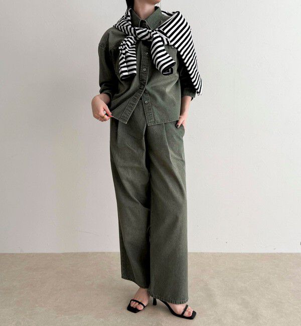 fredy emue「《セットアップ対応》ラップデニムパンツ」|デニム|