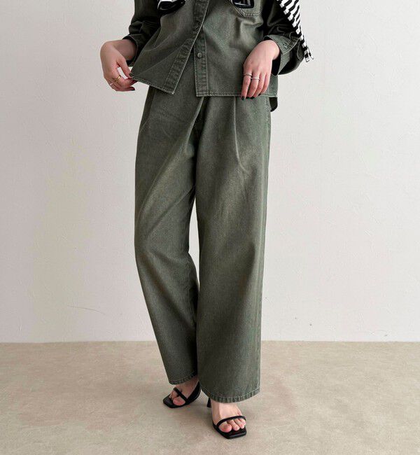 fredy emue「《セットアップ対応》ラップデニムパンツ」|デニム|