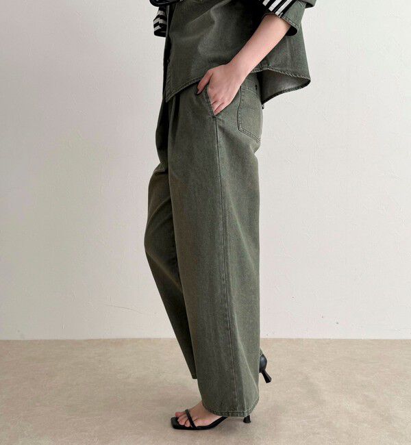 fredy emue「《セットアップ対応》ラップデニムパンツ」|デニム|