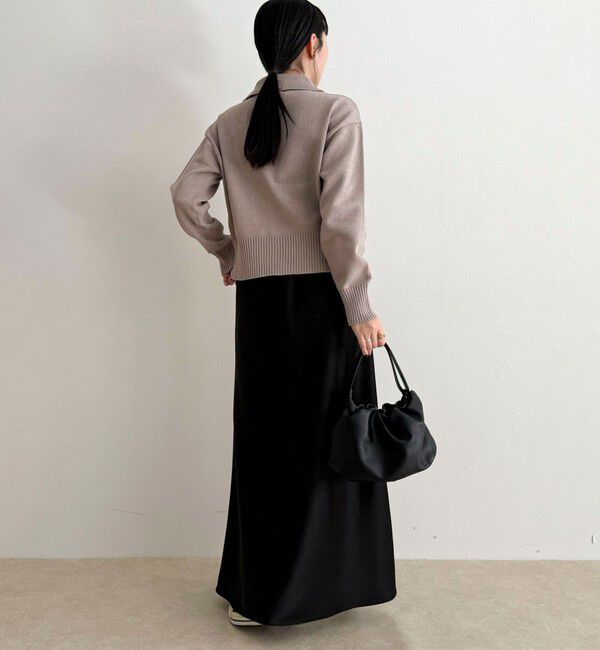 fredy emue「コットン衿付きVネックカーディガン」|カーディガン|