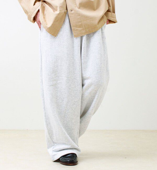 GLOSTER「【DISCUS】裏毛ワイドスウェットパンツ」|その他|