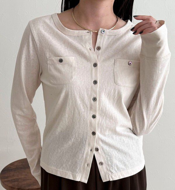 fredy emue「シアーカットソーカーディガン」|カーディガン|