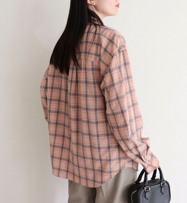 fredy emue「チェック柄ビッグボウタイブラウス」|シャツ・ブラウス|