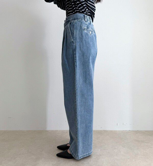 fredy emue「デニムタックスラックス」|デニム|