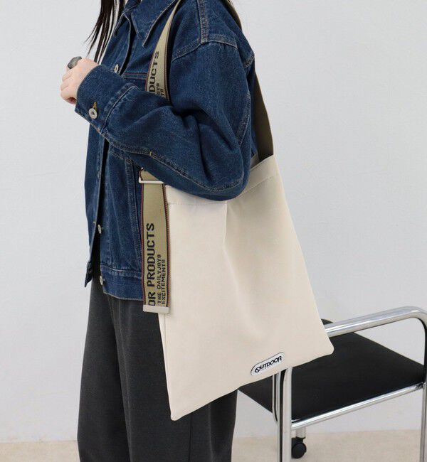 fredy emue「【OUTDOOR PRODUCTS 】ジャガードロゴテープワンショルトートバッグ」|トートバッグ|