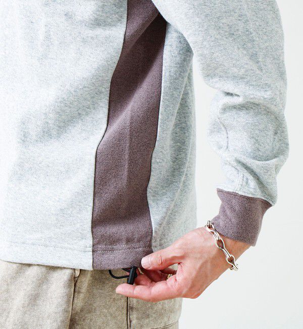 GLOSTER「【一枚でサマになる】ブークレ配色ラインプルオーバー」|Tシャツ・カットソー|