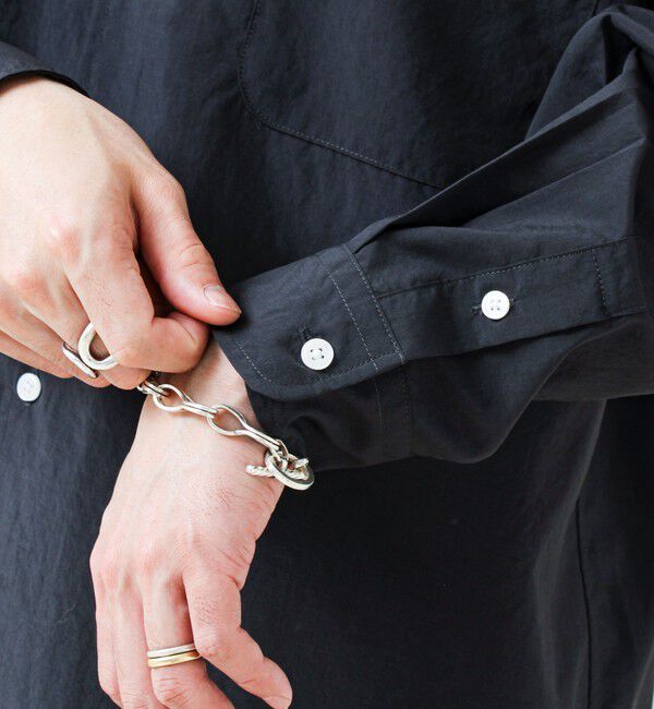 GLOSTER「【ニューベーシック】ワッシャーポプリンシャツ ロングスリーブ」|シャツ・ブラウス|