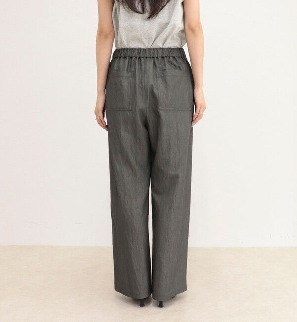 fredy emue「【低身長サイズ34有り】ライトシャンブレーデニムイージーパンツ」|チノ|