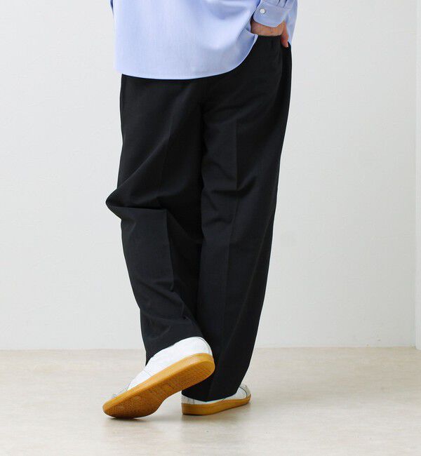 GLOSTER「【セットアップ着用可能】ドライポリワイドパンツ」|チノ|