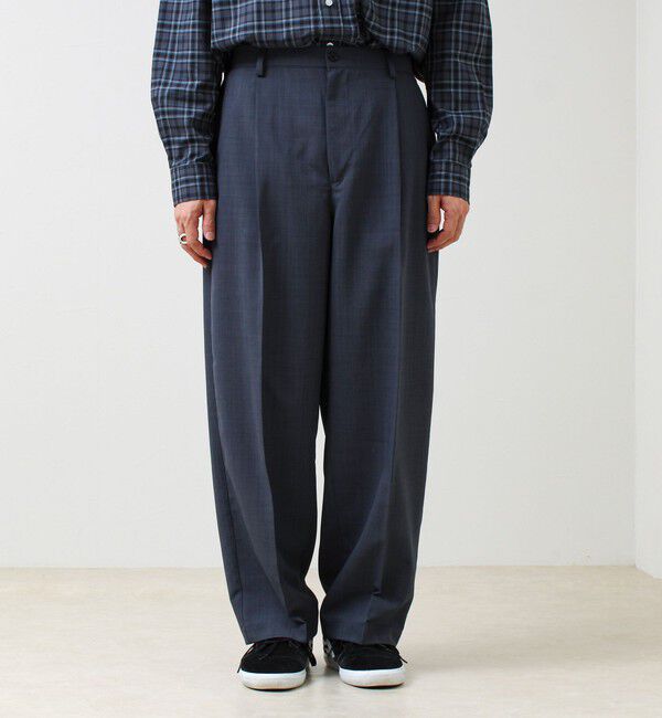 GLOSTER「【セットアップ着用可能】ドライポリワイドパンツ」|チノ|