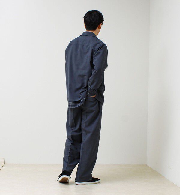 GLOSTER「【セットアップ着用可能】ドライポリワイドパンツ」|チノ|