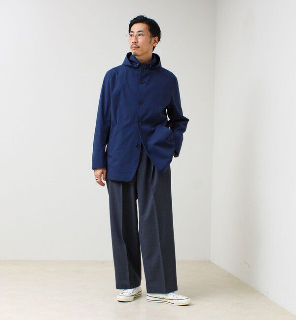 GLOSTER「【GLOSTER名品アウター】スタンドフードブルゾン」|ブルゾン・スタジャン|