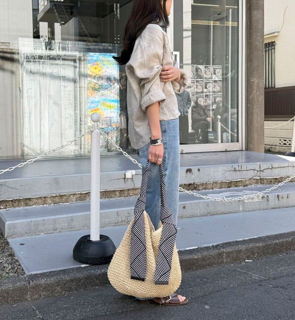 fredy emue「LINEN100 クロップドシャツ」|シャツ・ブラウス|