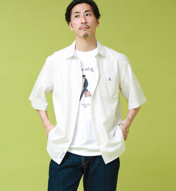 GLOSTER「【GEVACO/ゲバコ】レギュラーカラー半袖シャツ」|シャツ・ブラウス|