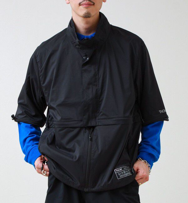 GLOSTER「【TAION/タイオン】HI-NECK W-ZIP DETACHABLE LIGHT JACKET」|ブルゾン・スタジャン|