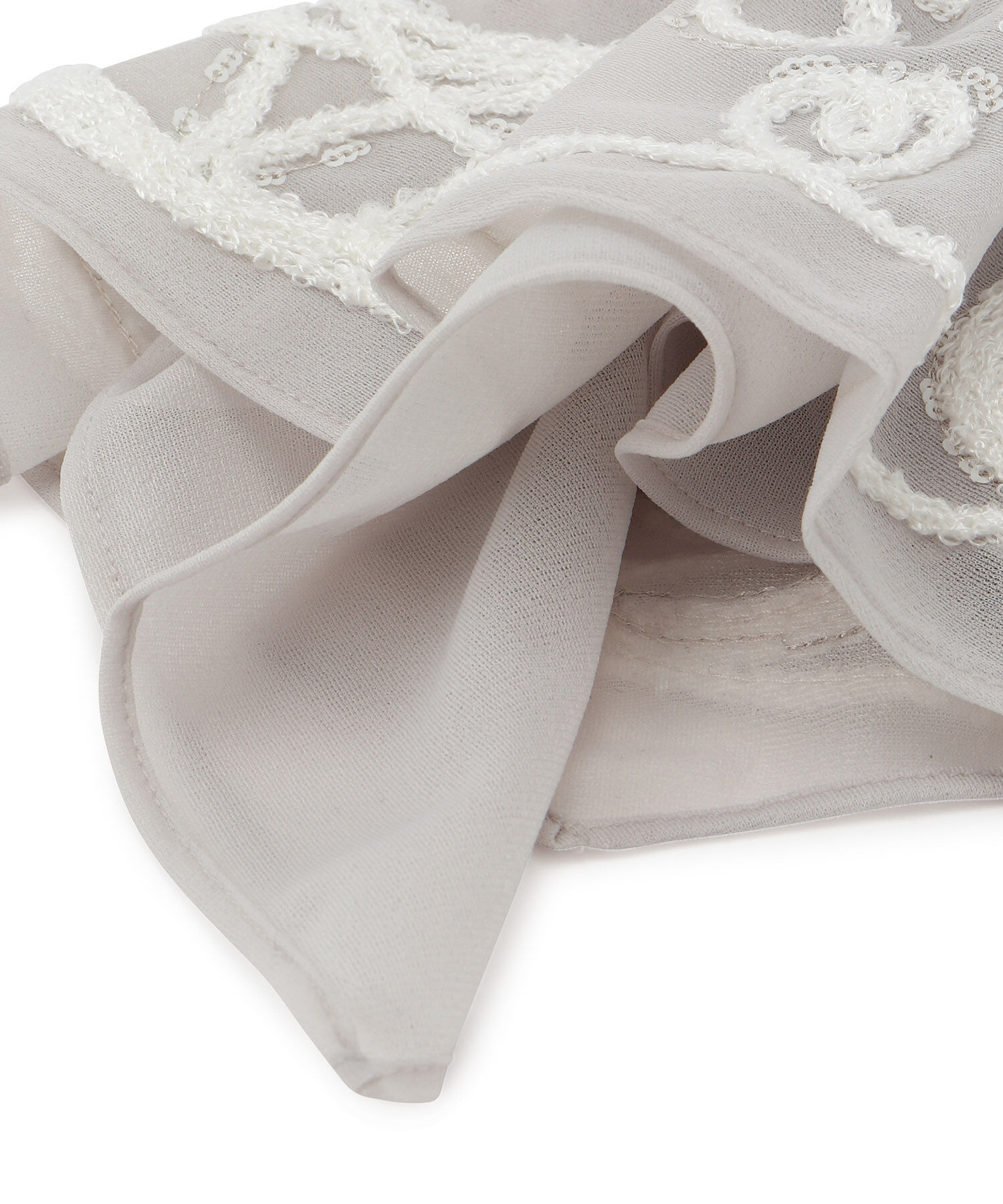 SALON adam et rope'「オーガンジーエンブロイダリーカフス（付け袖）」|手袋|