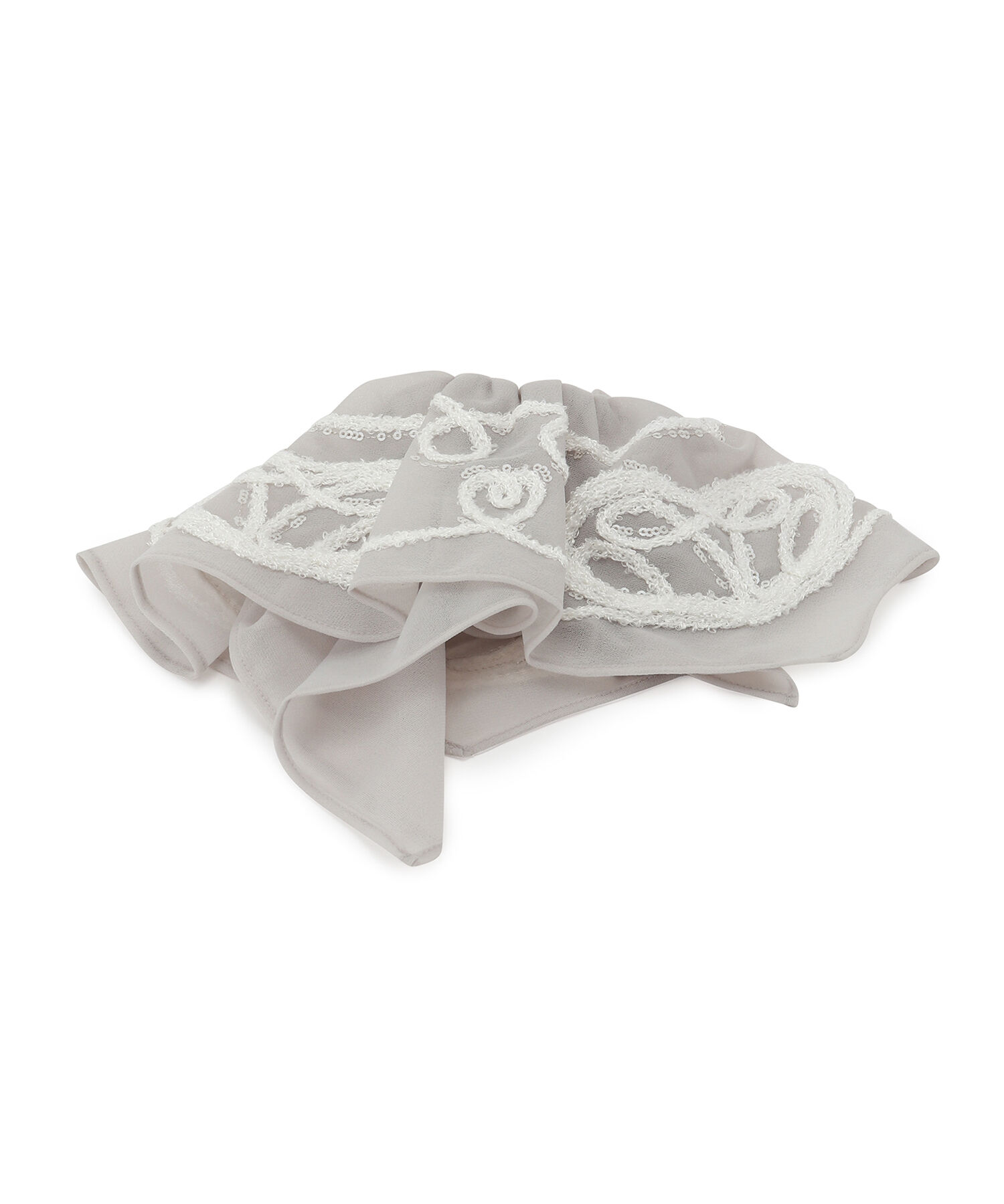 SALON adam et rope'「オーガンジーエンブロイダリーカフス（付け袖）」|手袋|