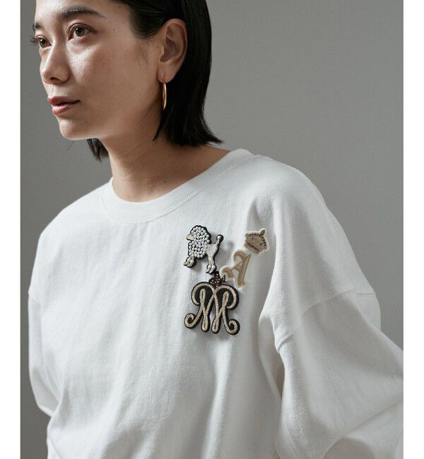 SALON adam et rope'「刺繍ワッペンブローチ＜A＞」|ブローチ・コサージュ|