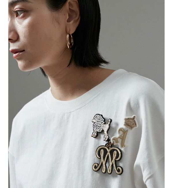 SALON adam et rope'「刺繍ワッペンブローチ＜M＞」|ブローチ・コサージュ|