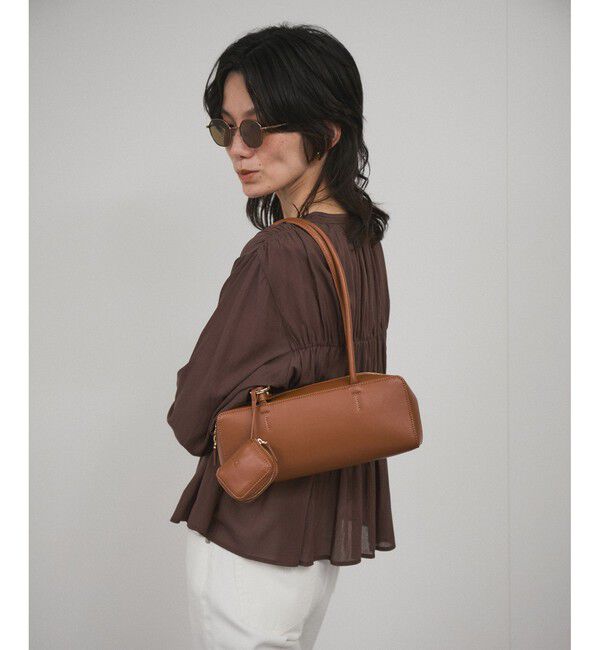 SALON adam et rope'「スプリットレザーワイドバッグ」|ショルダー・メッセンジャー|