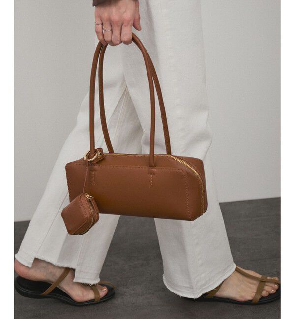 SALON adam et rope'「スプリットレザーワイドバッグ」|ショルダー・メッセンジャー|