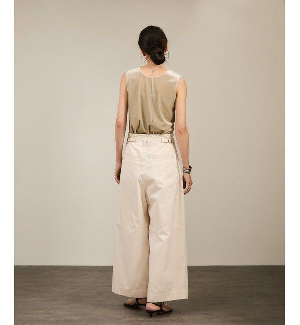 SALON adam et rope'「トリアセベロア前後2WAYノースリーブ/タンクトップ / セットアップ対応」|タンクトップ|