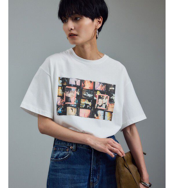 SALON adam et rope'「【Jim Goldberg for SALON】フォトプリントTEE」|Tシャツ・カットソー|ホワイト(10)