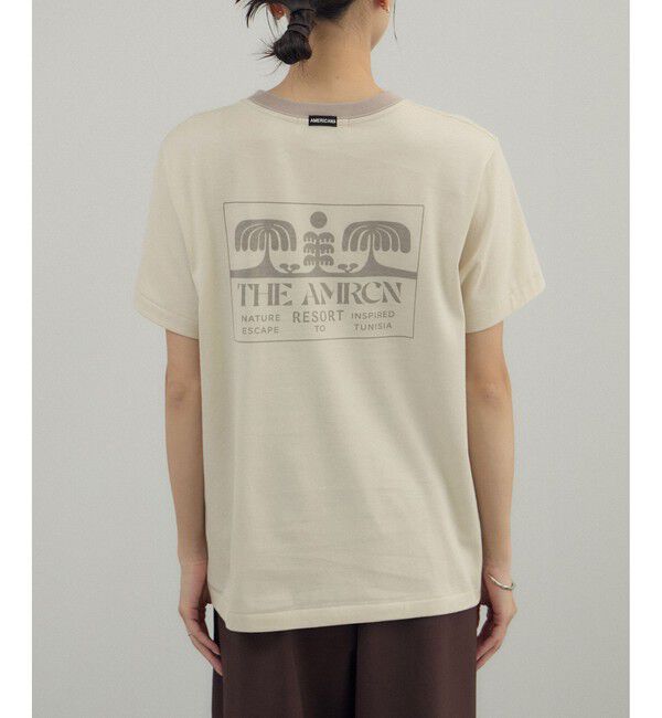 SALON adam et rope'「【Americana（アメリカーナ） for SALON】リンガーT」|Tシャツ・カットソー|