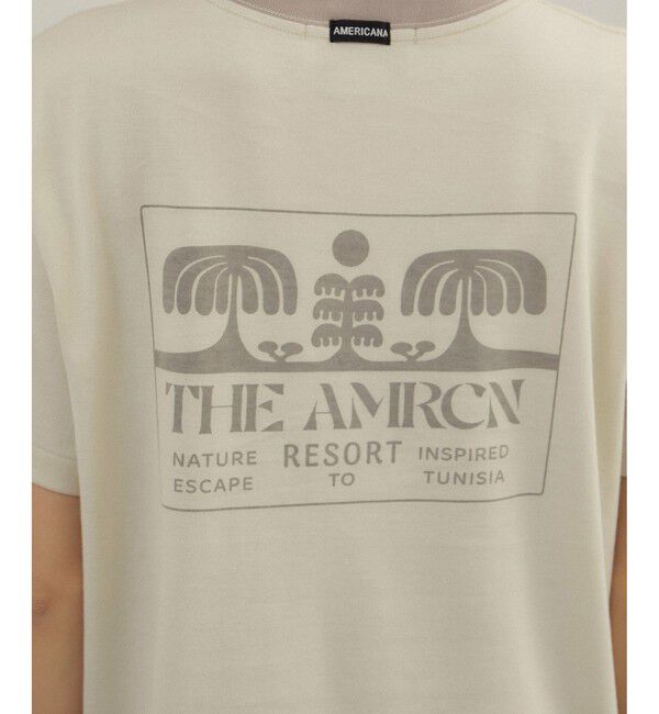 SALON adam et rope'「【Americana（アメリカーナ） for SALON】リンガーT」|Tシャツ・カットソー|