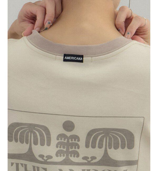 SALON adam et rope'「【Americana（アメリカーナ） for SALON】リンガーT」|Tシャツ・カットソー|