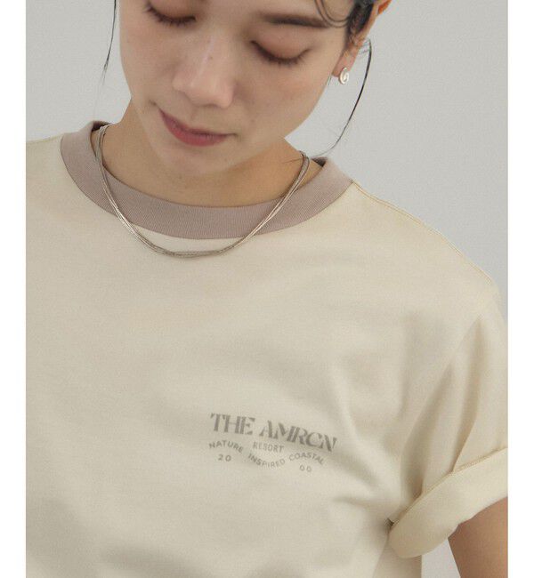 SALON adam et rope'「【Americana（アメリカーナ） for SALON】リンガーT」|Tシャツ・カットソー|