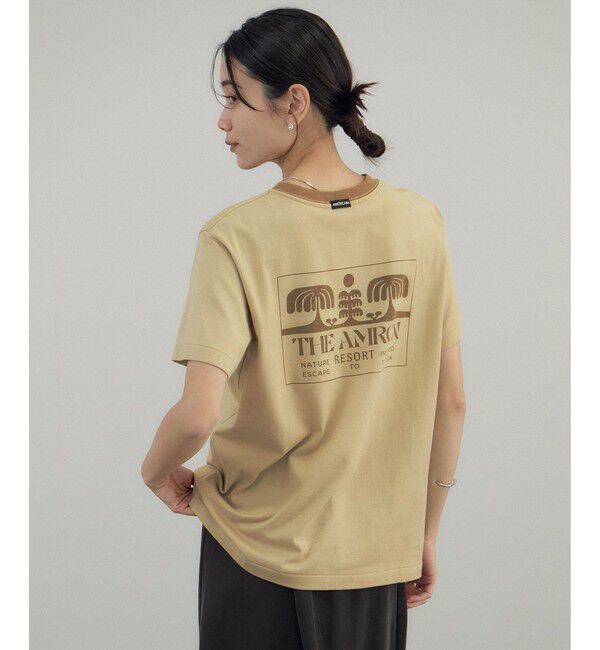 SALON adam et rope'「【Americana（アメリカーナ） for SALON】リンガーT」|Tシャツ・カットソー|