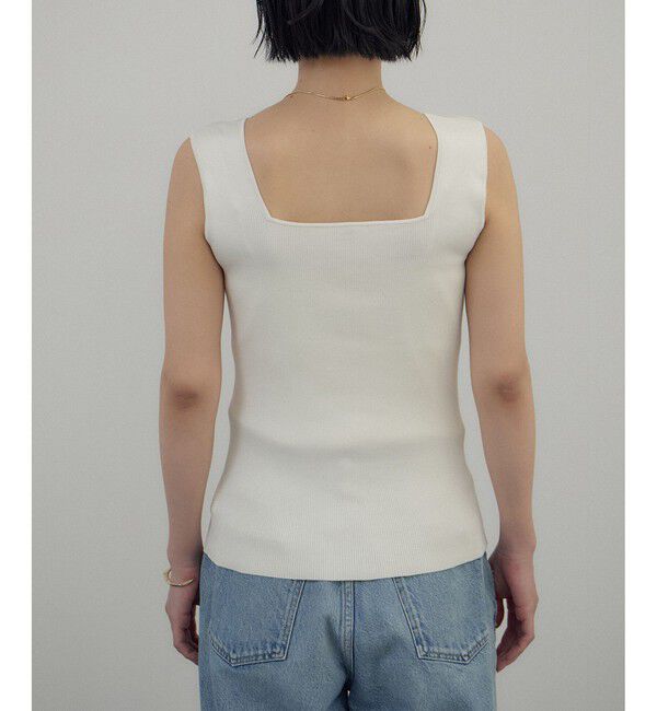 SALON adam et rope'「シルクリブタンクトップ」|タンクトップ|