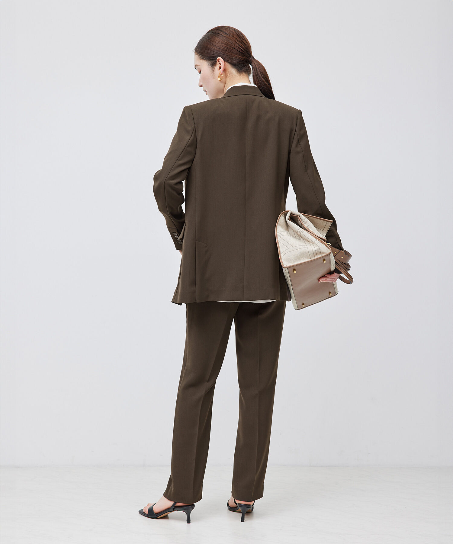 ROPE「ポリエステルツイルダブルジャケット/セットアップ対応【メディア掲載】」|テーラードジャケット|