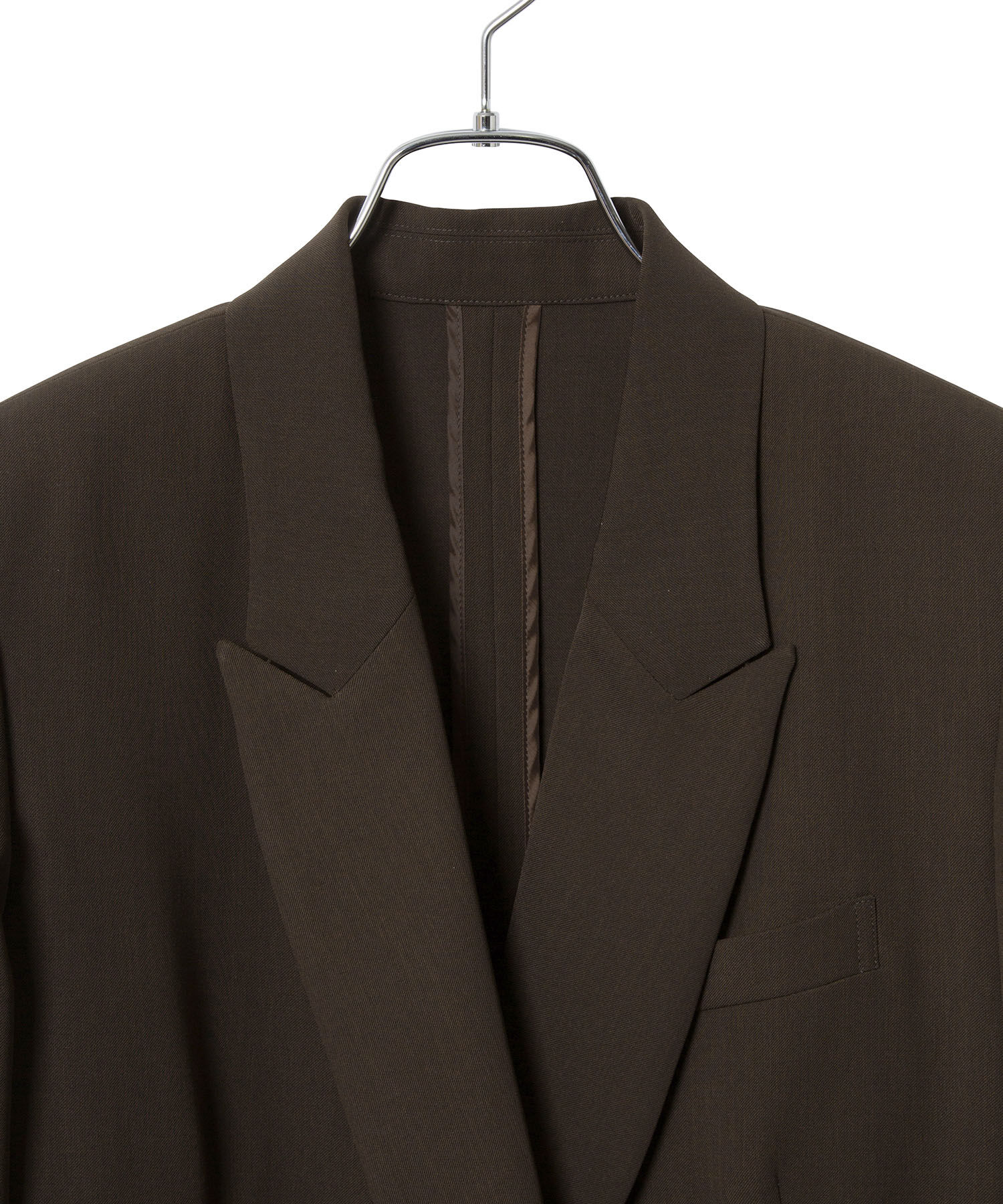 ROPE「ポリエステルツイルダブルジャケット/セットアップ対応【メディア掲載】」|テーラードジャケット|