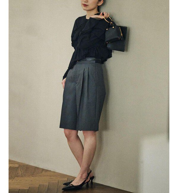 ROPE「カシミヤタッチビスチェ付きカットソー」|Tシャツ・カットソー|