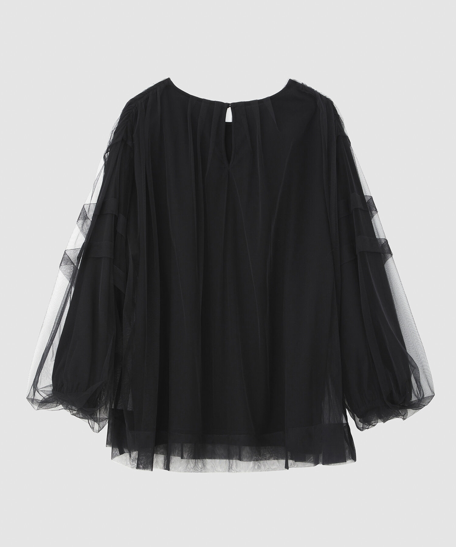 ROPE「チュールレイヤードブラウスライクカットソー」|Tシャツ・カットソー|