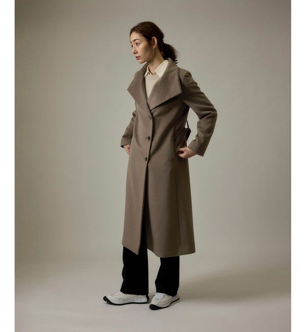 ROPE「プレミアムカシミヤ ロングコート【Sサイズフェア対象】」|ステンカラーコート|