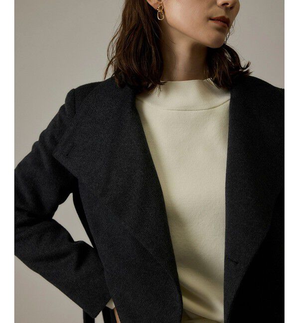 ROPE「プレミアムカシミヤ ロングコート【Sサイズフェア対象】」|ステンカラーコート|