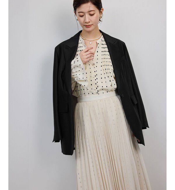 ROPE「シルクウールオーバージャケット」|テーラードジャケット|