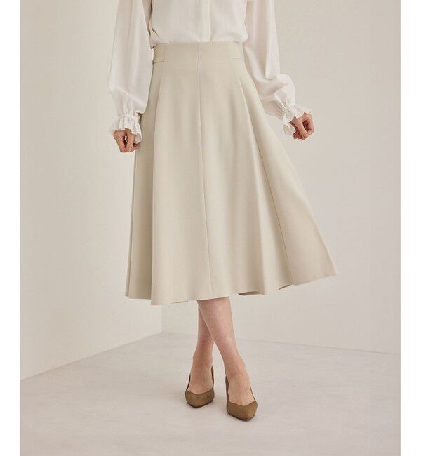ROPE「トリアセハイウエストフレアスカート【セレモニー/通勤対応】」|スカート|