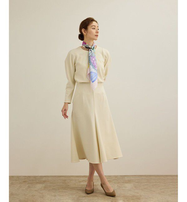 ROPE「【洗える】ジャガードニットプルオーバー（梨地プルオーバー）/セットアップ対応」|Tシャツ・カットソー|