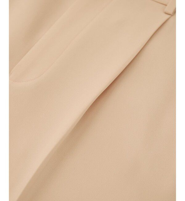 ROPE「[美人パンツ]ダブルクロスワイドパンツ/イージーケア」|チノ|