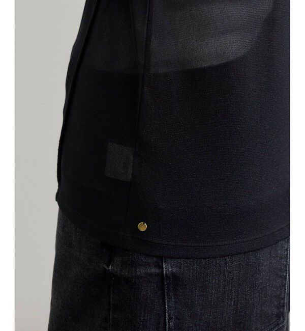 ROPE「【WEB・一部店舗限定】ストレッチシアー＆レースカットソー/洗える」|Tシャツ・カットソー|