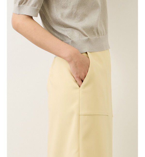 ROPE「[美人スカート]ダブルクロスポケット付きタイトスカート/イージーケア・26SS」|スカート|