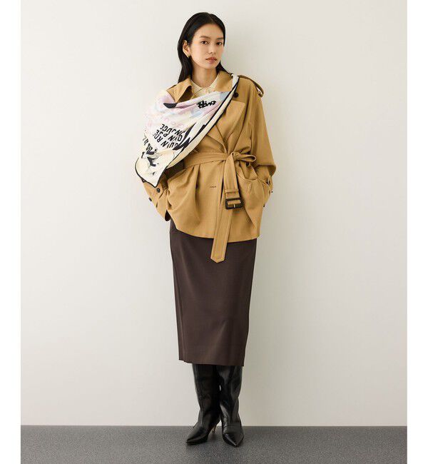 ROPE「[美人スカート]ダブルクロスポケット付きタイトスカート/イージーケア・26SS」|スカート|