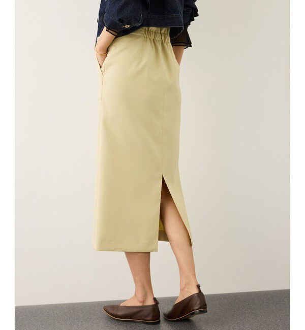 ROPE「[美人スカート]ダブルクロスポケット付きタイトスカート/イージーケア・26SS」|スカート|